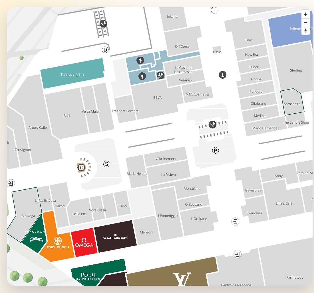 Places with dark borders only, no fill color