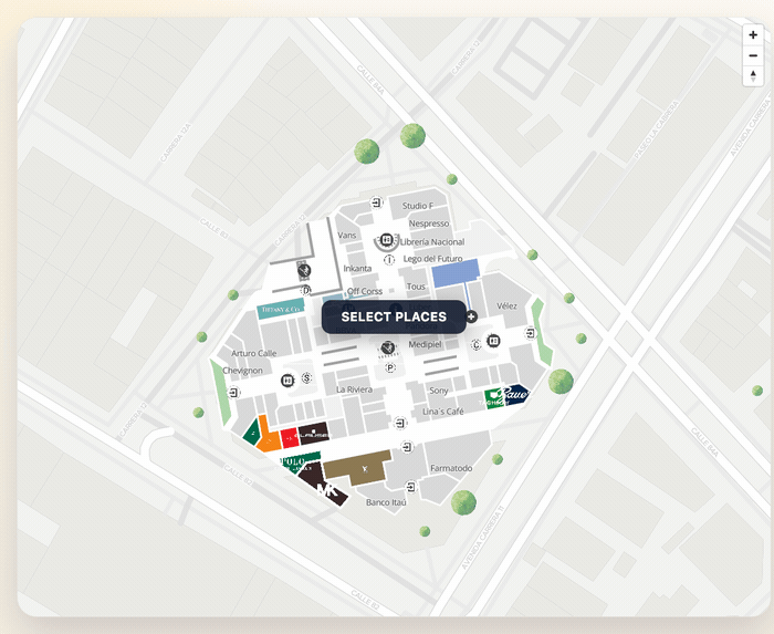 Places, markers, and routes flow demo