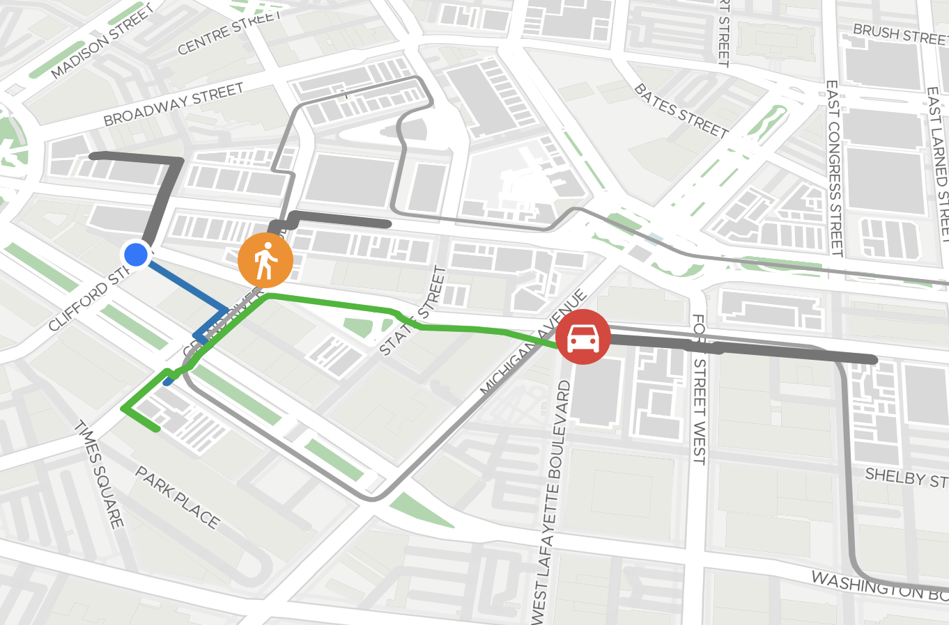 Location update example